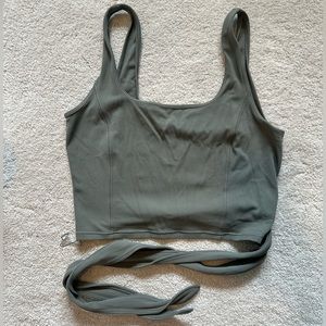 Lululemon Cropped Wrap Tank